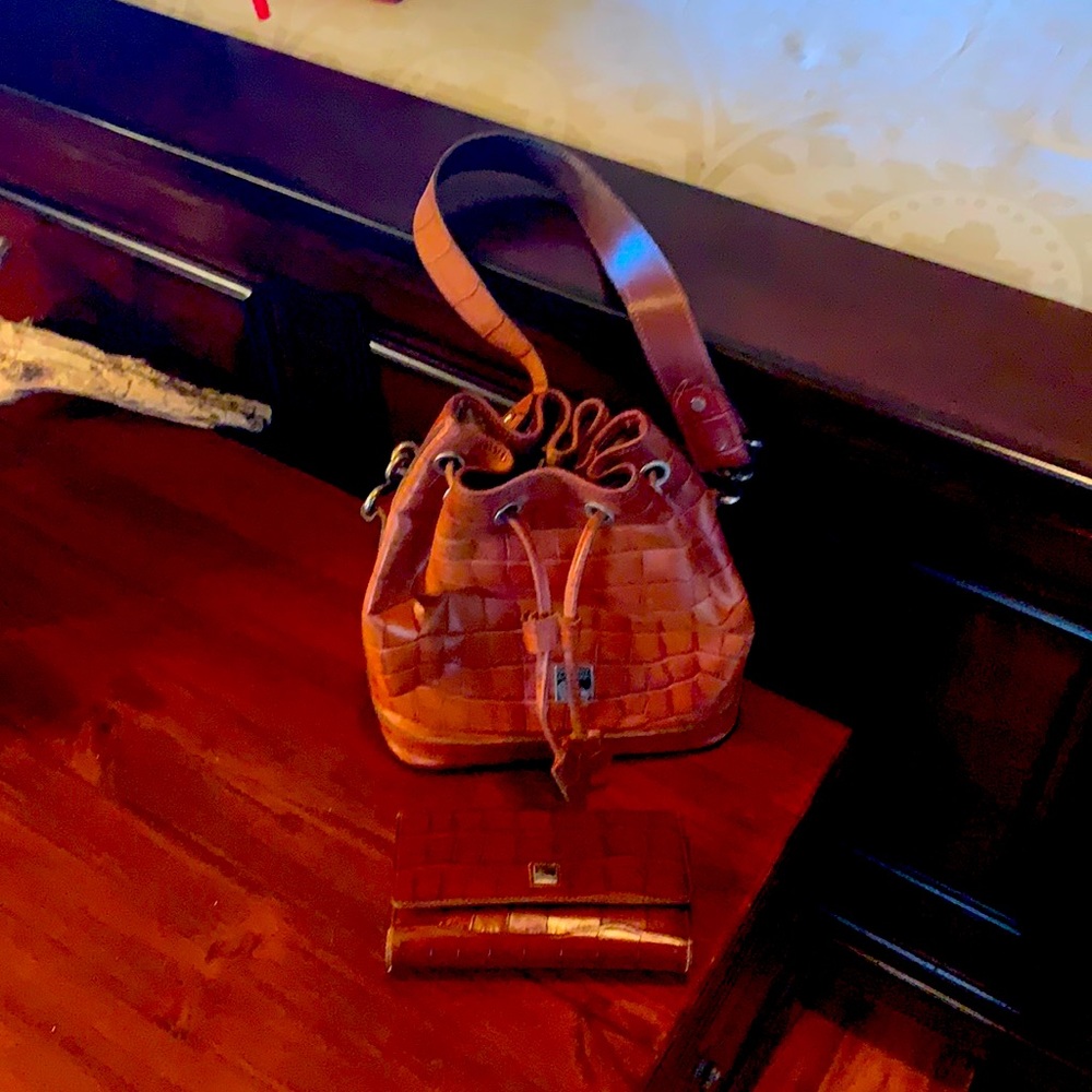 Dooney and Bourke bag with wallet.